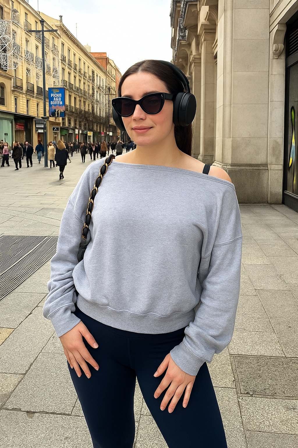 Year Round Terry Off Shoulder Sweatshirt
