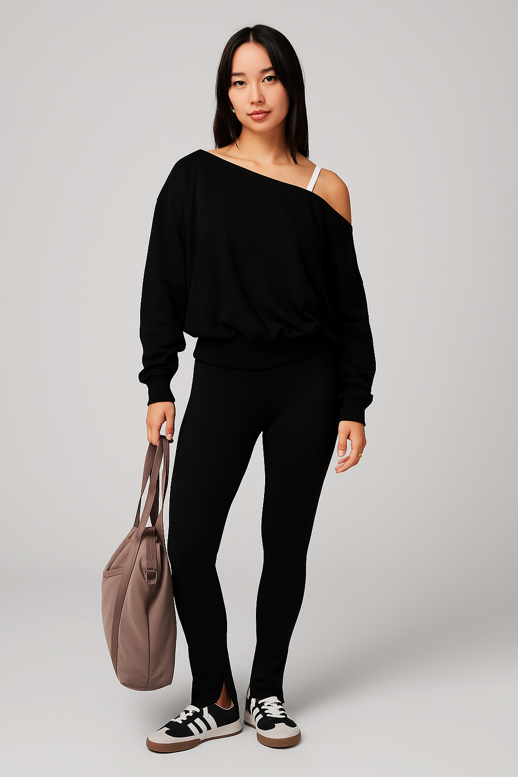 Year Round Terry Off Shoulder Sweatshirt