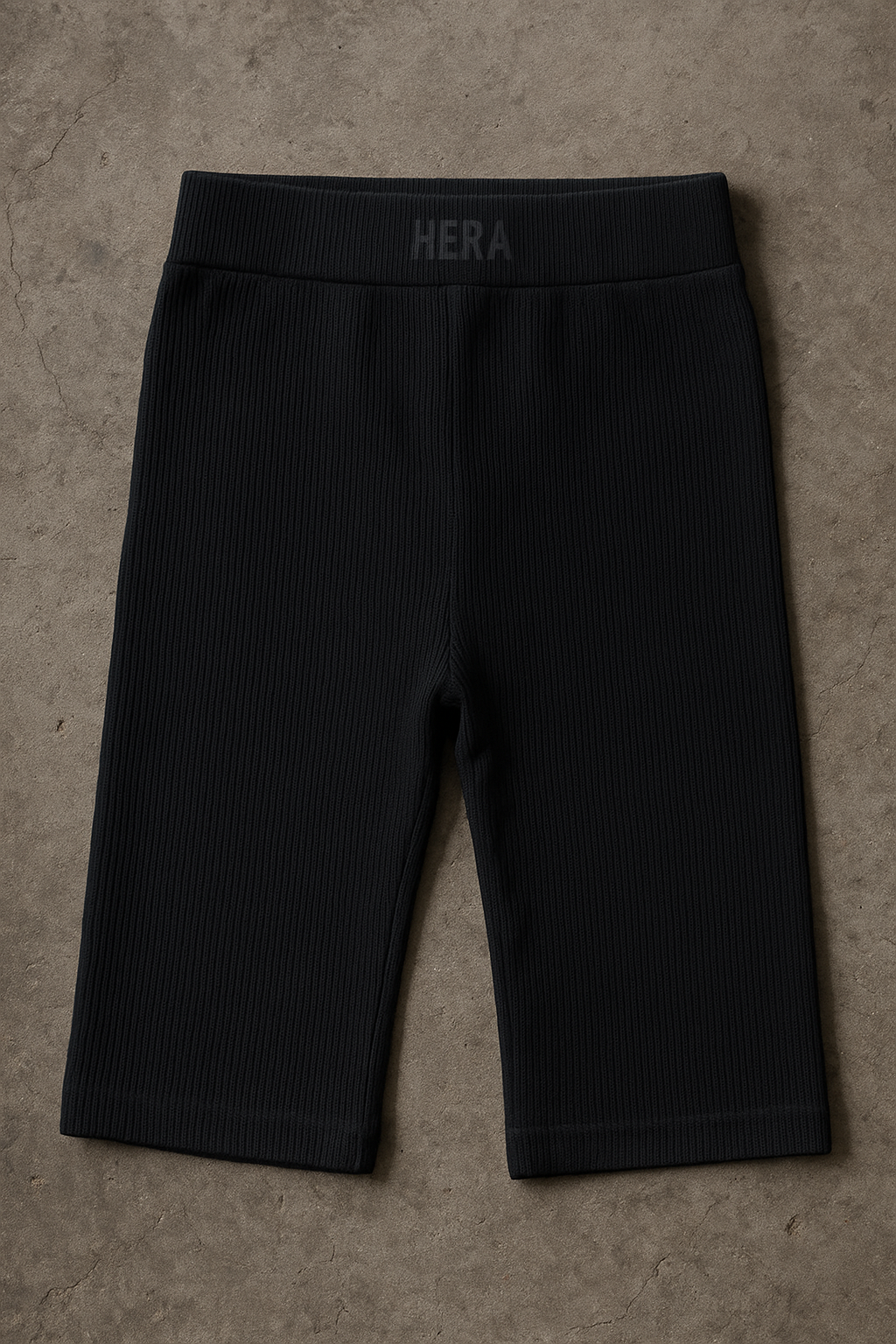 Ribbed Knit Shorts for Women