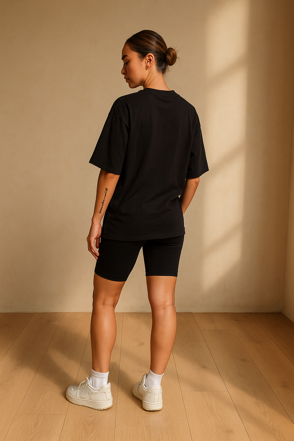 Ribbed Knit Shorts for Women